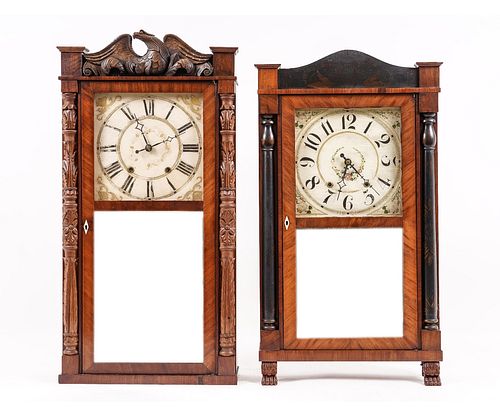 TWO SHELF CLOCKSTwo shelf clocks to