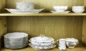 TWO SHELVES OF A PARTIAL HAVIL