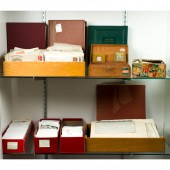 TWO SHELVES OF ASSOCIATED STAM