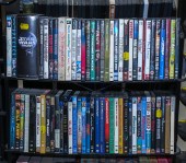 TWO SHELVES OF ASSORTED BLU-RA