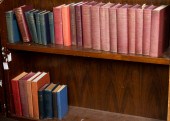 TWO SHELVES OF CLOTH BOUND HIS