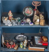 TWO SHELVES OF DECORATIONS INC