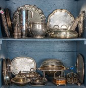 TWO SHELVES OF ENGLISH SHEFFIE