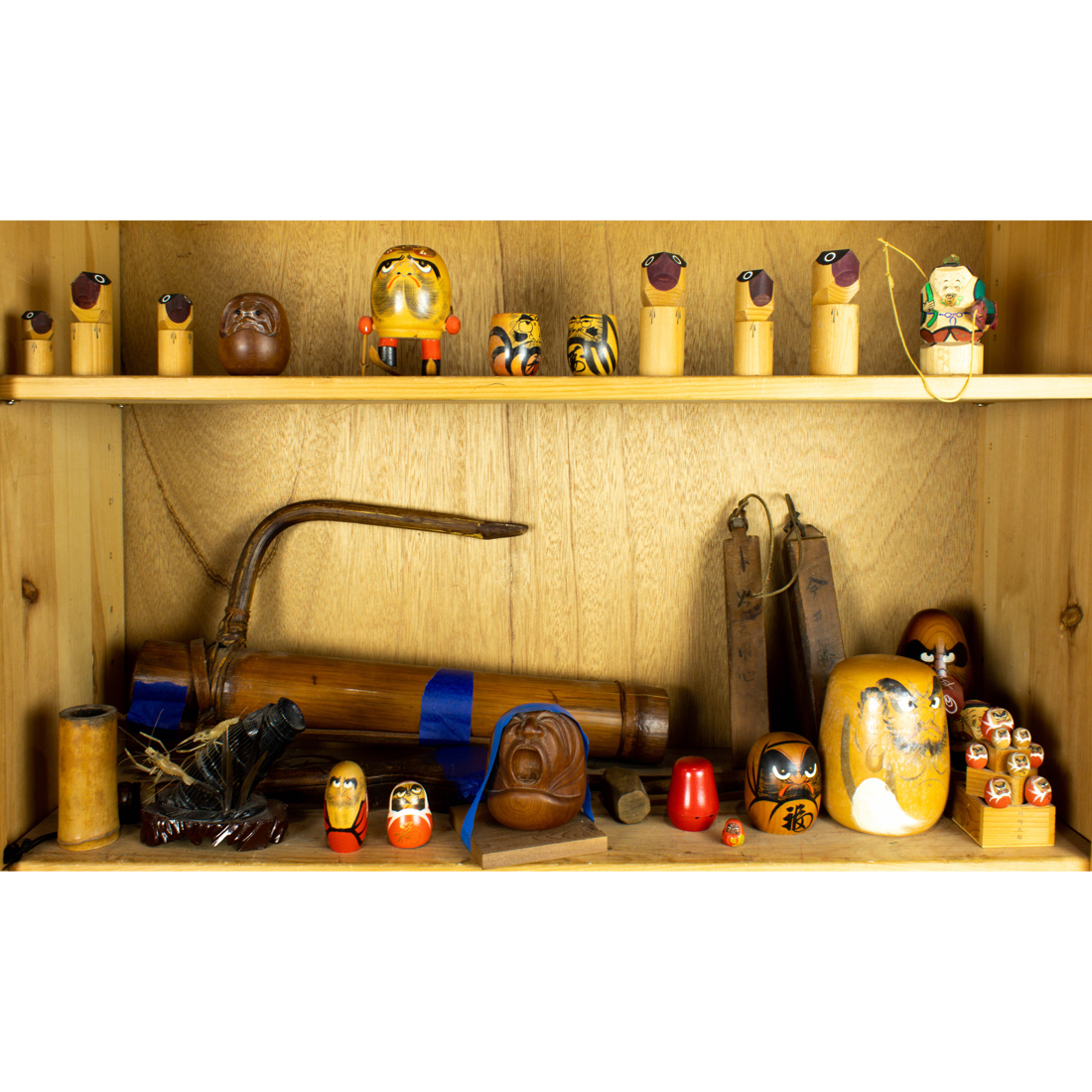 TWO SHELVES OF JAPANESE