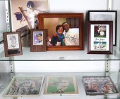 TWO SHELVES OF MAINLY BASEBALL