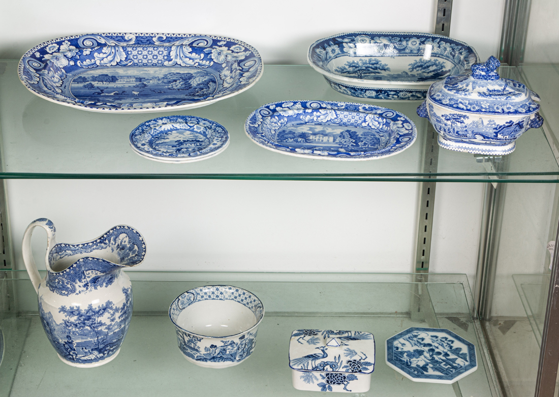 TWO SHELVES OF MOSTLY ENGLISH