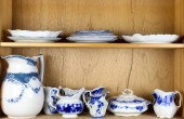 TWO SHELVES OF MOSTLY ENGLISH