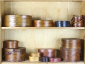 TWO SHELVES OF MOSTLY SHAKER B