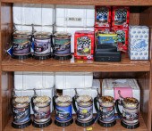 TWO SHELVES OF NASCAR COLLECTI