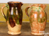 TWO SHENANDOAH VALLEY REDWARE