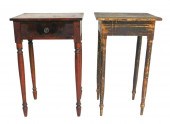 TWO SHERATON SINGLE DRAWER STA