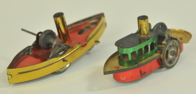 TWO SHIP PENNY TOYS Germany both