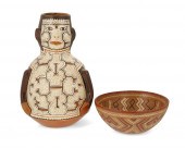 TWO SHIPIBO-CONIBO POTTERY VES