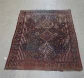 TWO SHIRAZ RUGS, LARGER: 6 FT