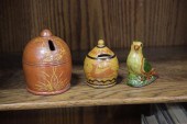 TWO SHOONER REDWARE BANKS AND