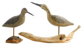 TWO SHOREBIRD DECOYS, INCLUDIN