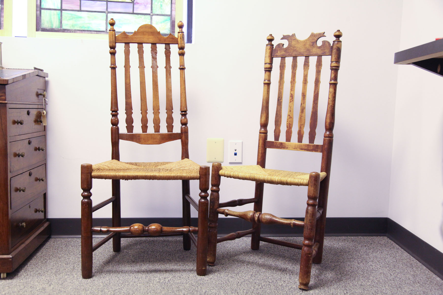 TWO SIDECHAIRS.  American  20th