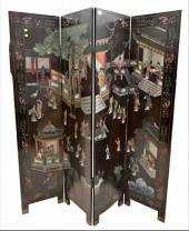 TWO SIDED FOUR FOLD CHINESE DR