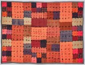 TWO-SIDED HOMESPUN TIED QUILTA