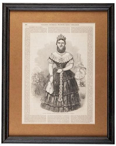TWO SIDESHOW ENGRAVINGS FROM