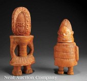 Two Sierra Leone Carved Wood F