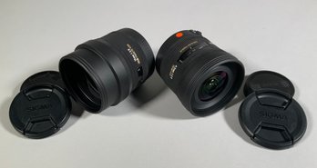 Two Sigma prime fisheye lenses with