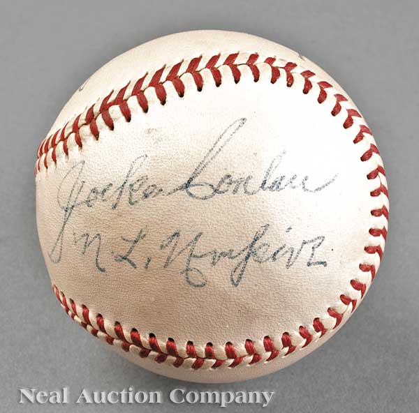 Two Signed Baseballs one signed