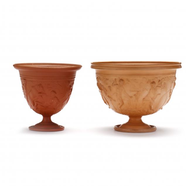 TWO SIGNED ITALIAN TERRACOTTA