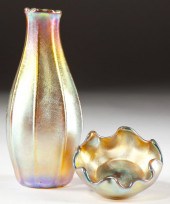 Two Signed L.C. Tiffany Favril
