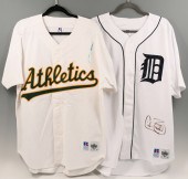 TWO SIGNED MLB JERSEYS: 1) Jos