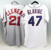 TWO SIGNED MLB JERSEYS GLAVINE