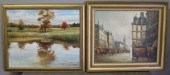 Two Signed Oils on Canvas. Lan