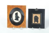 TWO SILHOUETTES.  Probably Eur