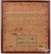 TWO SILK AND WOOL ON LINEN SAM