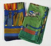 Two Silk Scarves Hermesthe fir