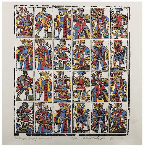 TWO SILKSCREEN / SERIGRAPH REPRINTS