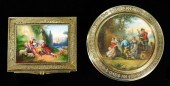 TWO SILVER BOXES, CONTINENTAL,