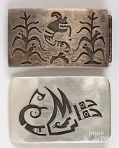 TWO SILVER NATIVE AMERICAN IND
