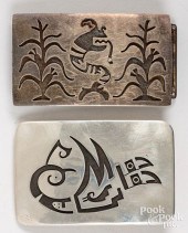 TWO SILVER NATIVE AMERICAN IND