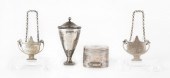 Two silver nutmeg graters ca.