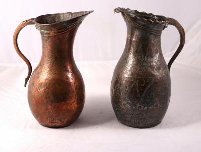 Two silver on copper