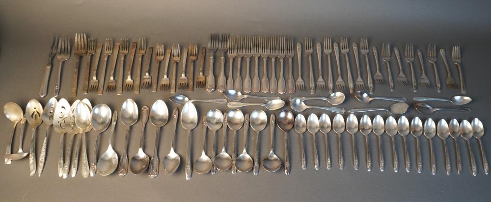 TWO SILVER PLATED AND ONE STAINLESS