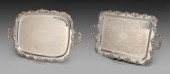 Two Silver-Plated Trays 20th c