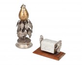 TWO SILVER TABLE ITEMSTwo silv