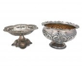 TWO SILVER TABLE ITEMSTwo silv