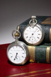 TWO SILVEROID COLUMBUS WATCH C