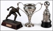 TWO SILVERPLATE BOWLING TROPHI