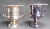 TWO SILVERPLATE CAMPANIA FORM