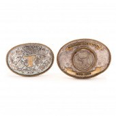 TWO SILVERPLATED SOUTHWESTERN