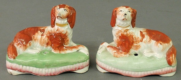 Two similar 19th c. Staffordshire